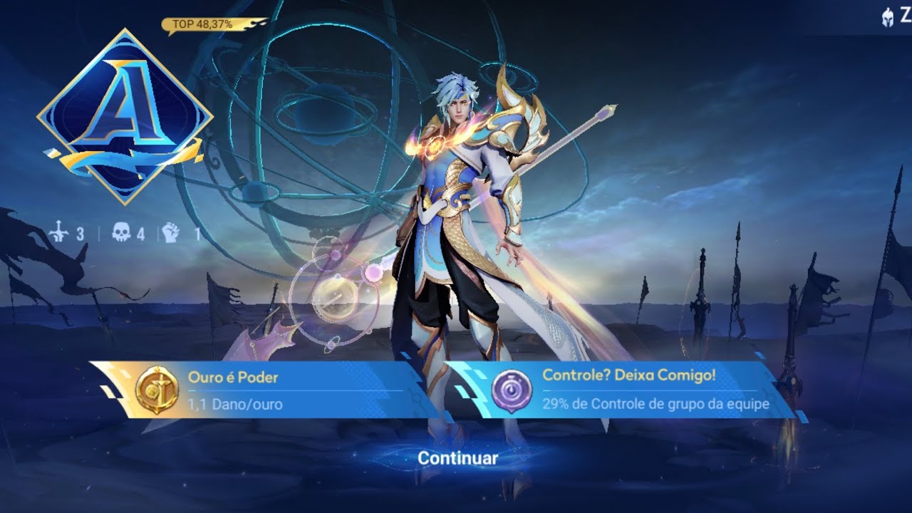 Foi a rotação? - Zilong - Honor of kings 