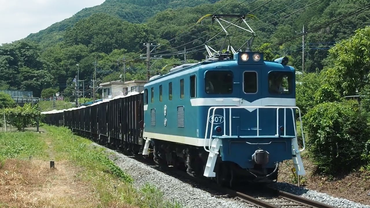 秩父鉄道デキ500形　秩父鉄道秩父本線樋口～波久礼