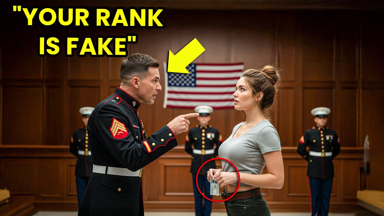 The Marine Captain Made a Joke of Her “Rank” — Until Her True Rank Silenced the Room