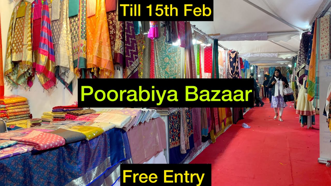 Poorabiya Bazaar at Baba Kharak Singh Marg | Handloom, Handicrafts & Ethnic Wear | Full Vlog