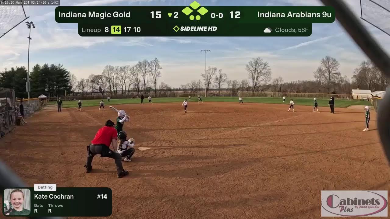 Indiana Arabians 9u vs. Indiana Magic Gold (2026.03.14)