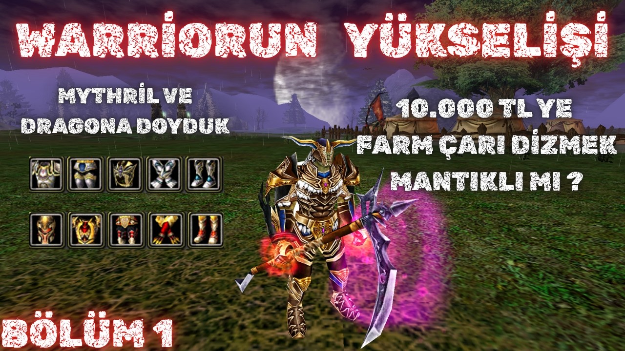 ASIL FARM WARRİORDAYMIŞ, DROPLARA DOYDUK  🗡️WARRİORUN Y&Uuml;KSELİŞİ #1 👑 USKO 👑