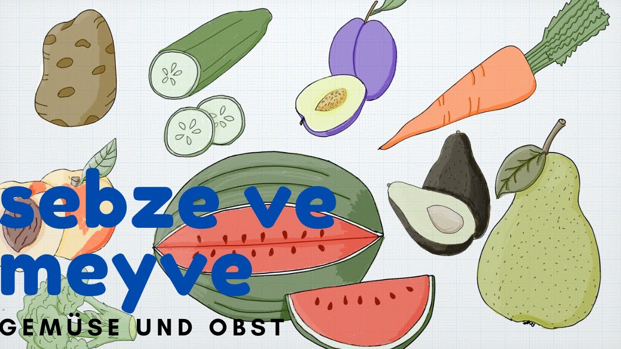 Sebze ve Meyve - Obst und Gemüse auf Türkisch