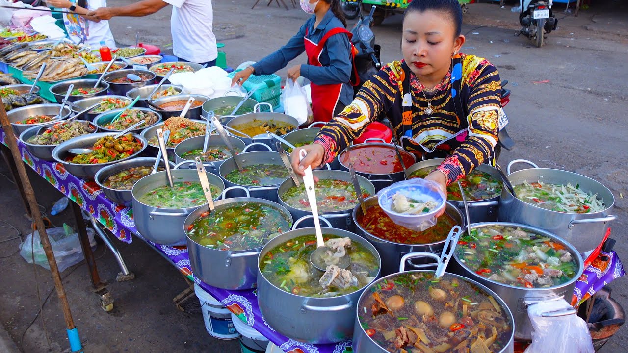 The BEST from SIEM REAP !!! 4 Popular Street Food Destinations in Siem Reap | Cambodian Street Food