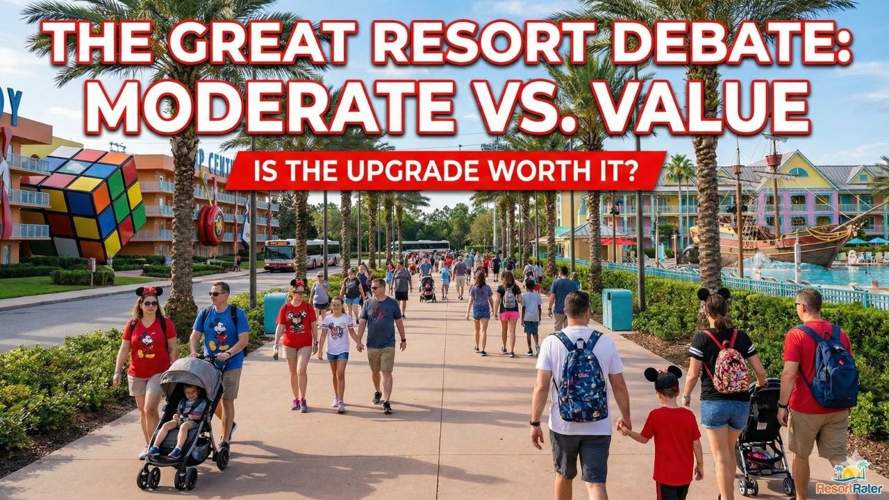 Disney World -The Great Debate: Value vs. Moderate Resorts &ndash; Is the Upgrade a Scam? #disneyresorts