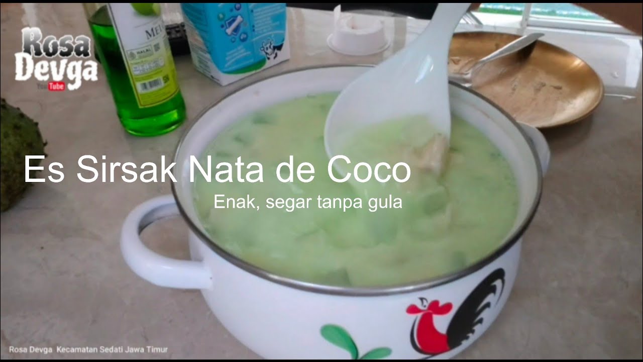 TAKJIL ES SIRSAK NATA DE COCO ENAK BANGET TANPA GULA SEGER