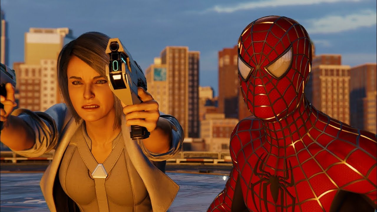 Spider-Man and Silver Sable vs Cyborg Hammerhead (Raimi Suit Walkthrough) - Marvel's Spider-Man