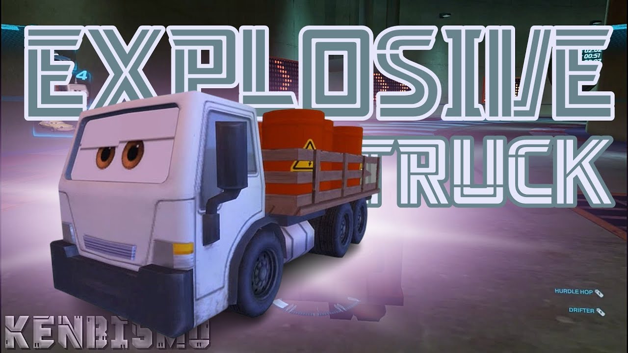 Cars 2 The Video Game Texture Mod - Explosive Truck - Oil Rig Run - PC Game HD