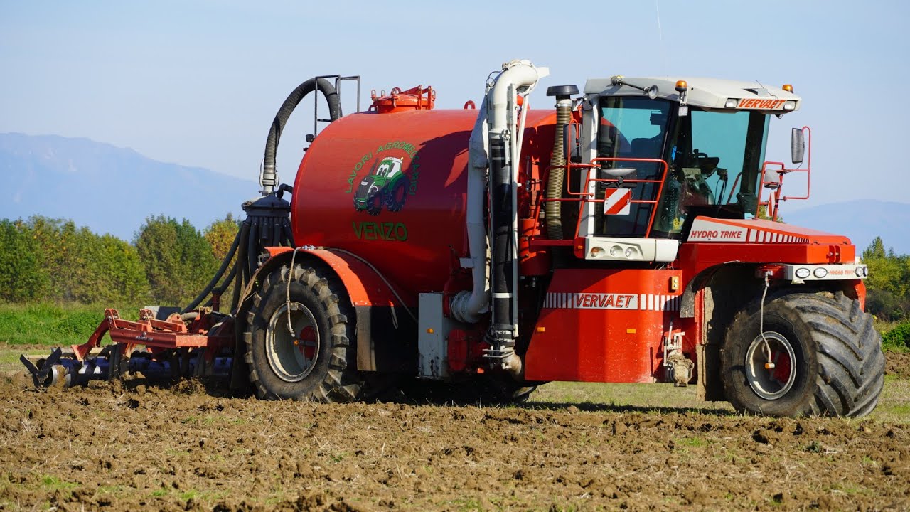 BIG MANURE INJECTION | Vervaet Hydro Trike | John Deere 155R + Ravizza Overtruck | Venzo, Covolo |