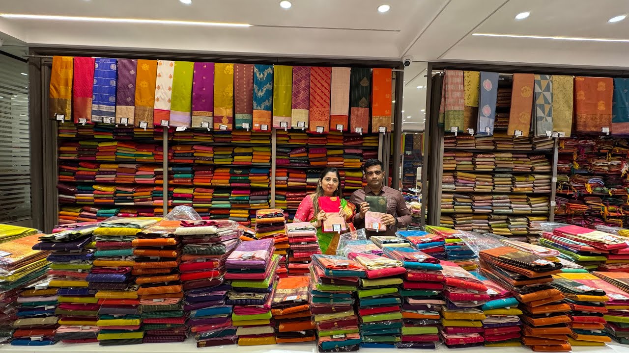 Semi Silk Sarees & Soft Silk Sarees at Ratan Silks | Biggest Showroom in Bangalore Hanumanthnagar