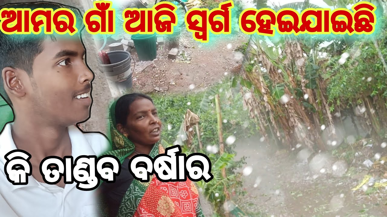 ଆଜି କୁଆ ପଥର ବର୍ଷା 🌨️🏔️ ll ସବୁ ଛିନ୍ ଛତର 😞 #lifestyle #vlog #odia @maapualifestyle-a1 