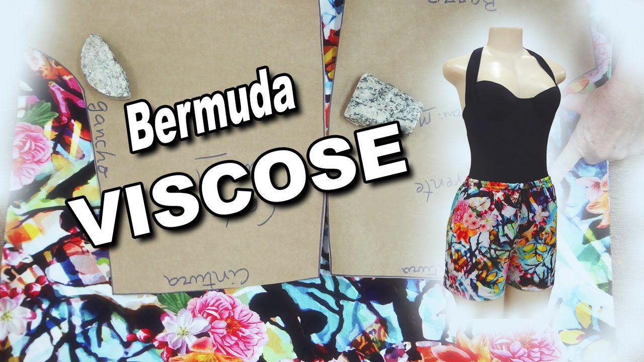 Como fazer uma bermuda de viscose - Passo a Passo