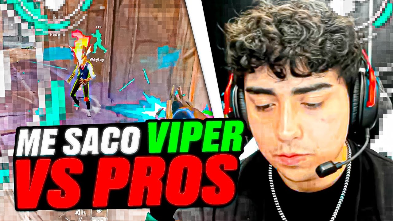 MI PARTIDA MAS ÉPICA CON VIPER VS PROS🔥😈 || Mazino