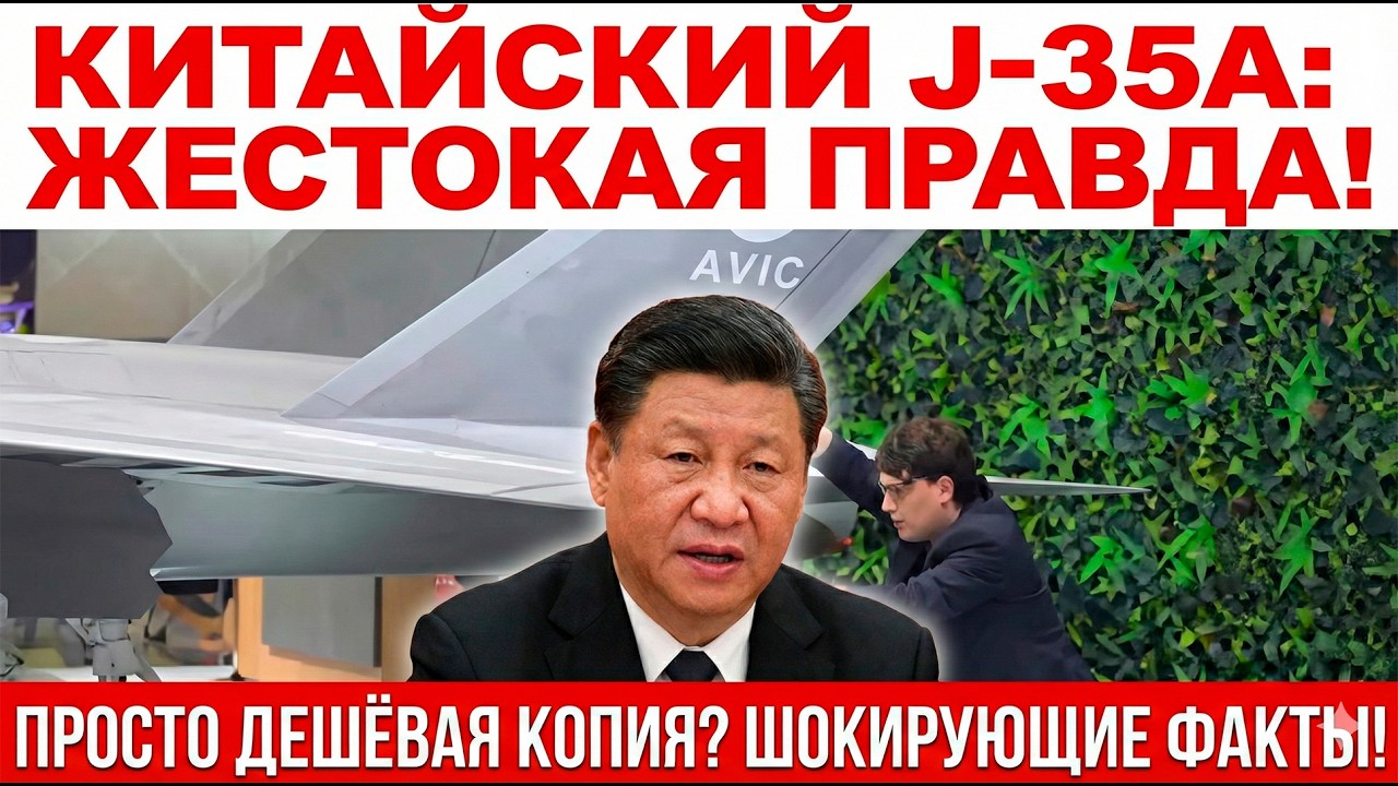 Американский Палмер Лаки раскритиковал новейший китайский стелс J-35A, назвав его жалкой копией F-35
