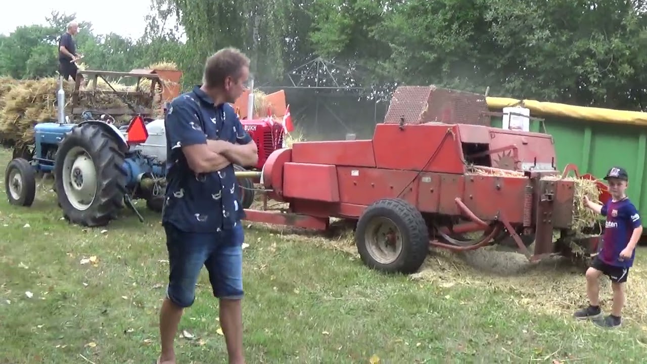 Lumby Mølle tærskning presning søndag 21 aug 2022