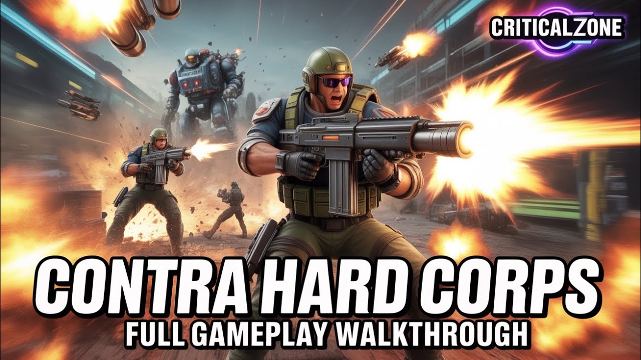 &laquo;Полное прохождение игры Contra Hard Corps 💥🔥 | CriticalZone&raquo; #Contra #HardCorps #CriticalZone