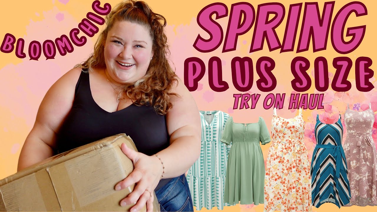 THE PERFECT SPRING DRESSES | BLOOMCHIC HAUL | PLUS SIZE TRY ON