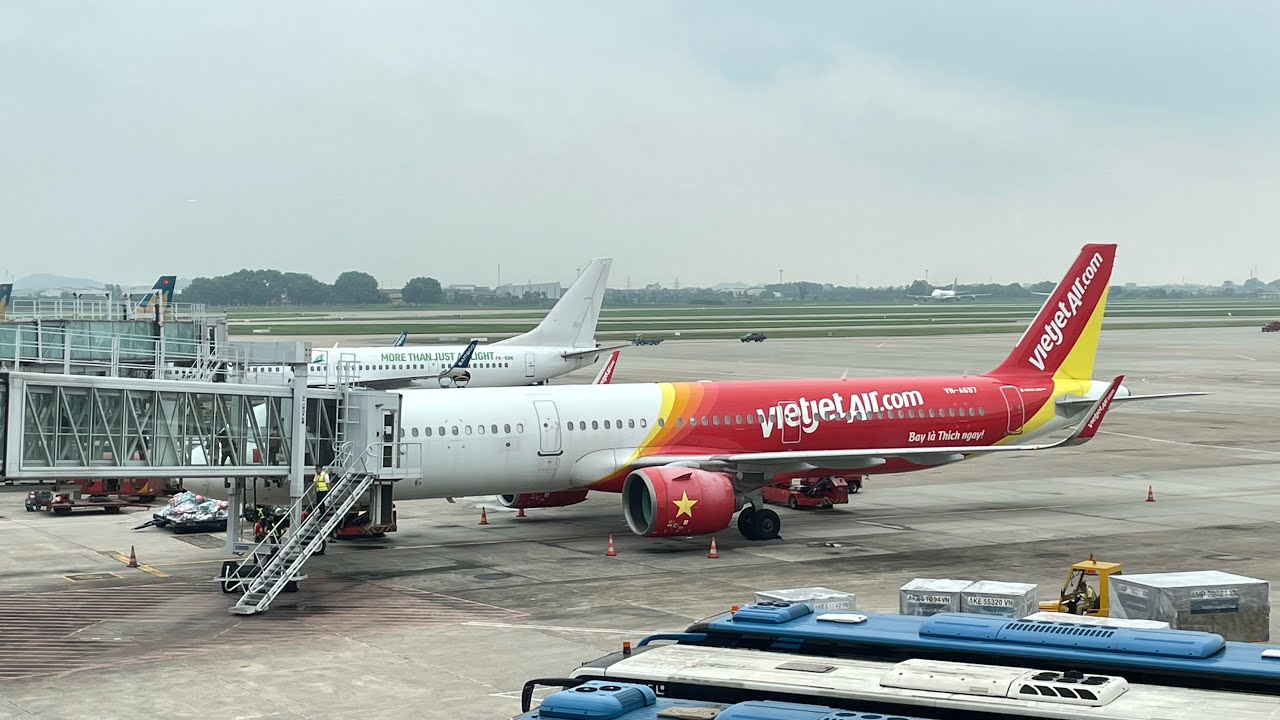 Vietjet Air | A321neo (A321-271 NEO) | Ha Noi-Ho Chi Minh (HAN-SGN) | Takeoff at HAN