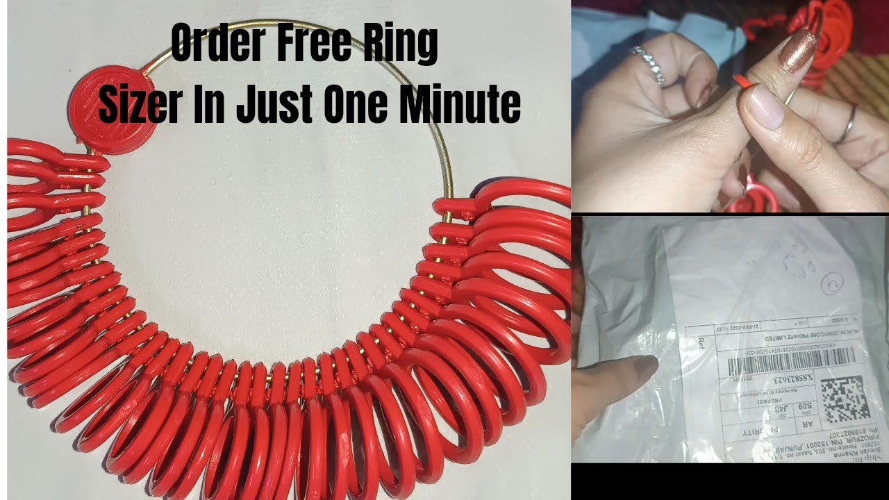 Unboxing a FREE Ring Sizer #Unboxing #RingSizer #Viralvideo