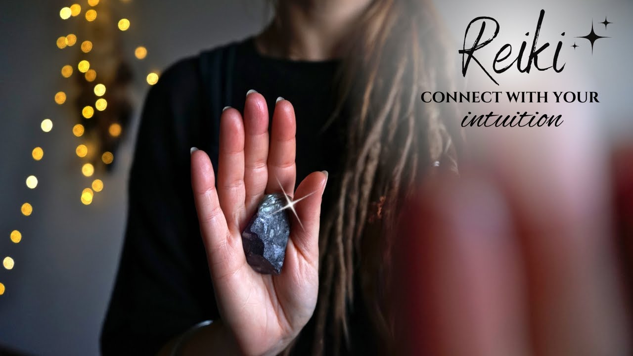 Reiki ASMR ~ Connect with your Intuition | Singing Bowl, Reiki Symbols, Ocean Sounds (No Talking)