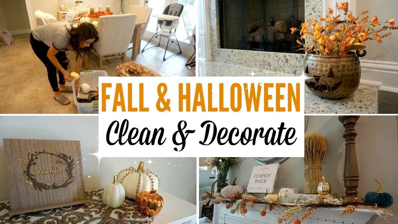 CLEAN & DECORATE WITH ME | FALL 2018 HOME DECOR | CLEANING MOTIVATION