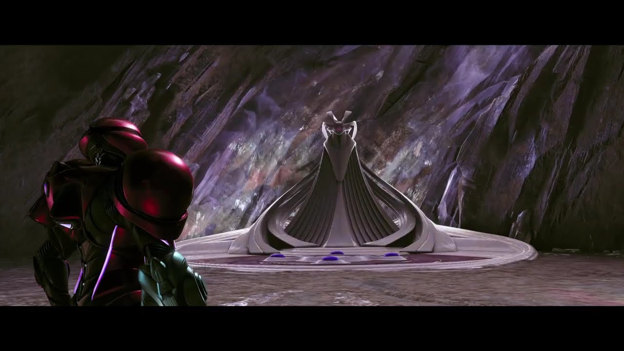 Metroid Prime 4 - Great Mines: Crystal Extraction: Omega Griever Introduction and Fight Gameplay
