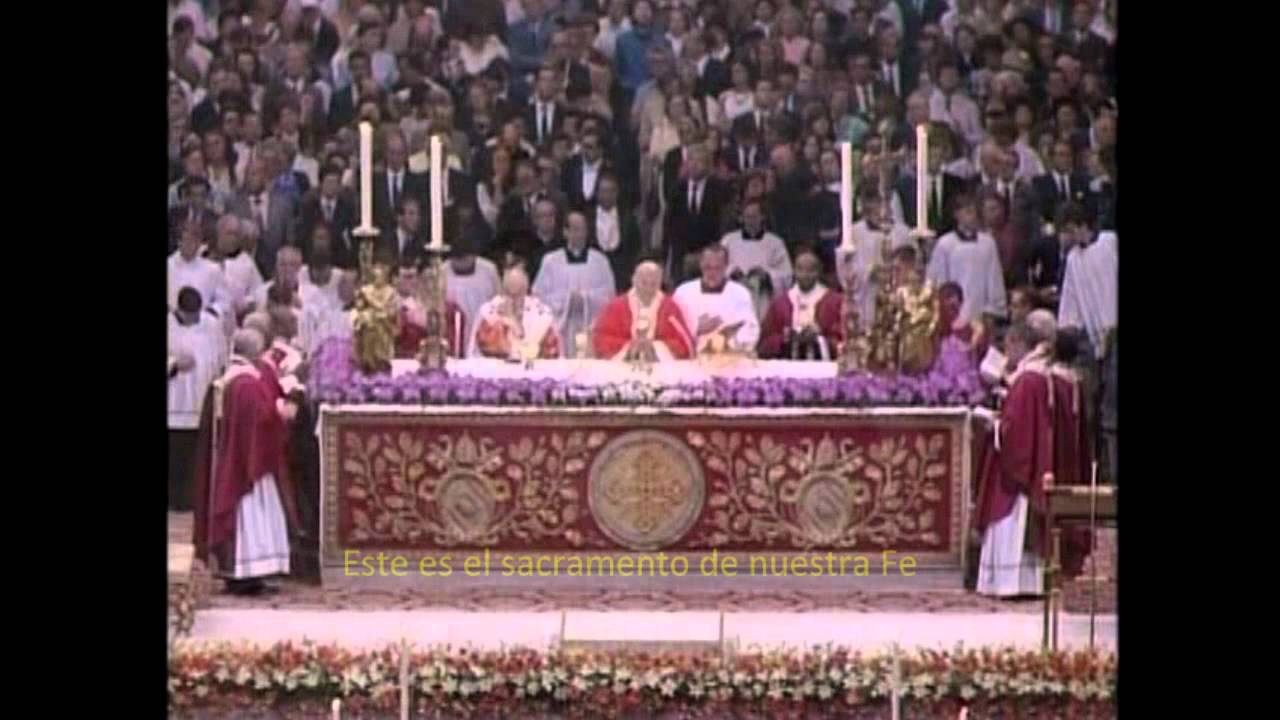 Plegaria Eucarística Papa Juan Pablo II