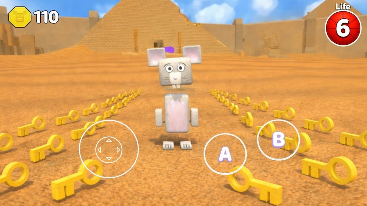 Mouse in Beemothep Deserta  - Super Bear Adventure Game play Walkthrough  