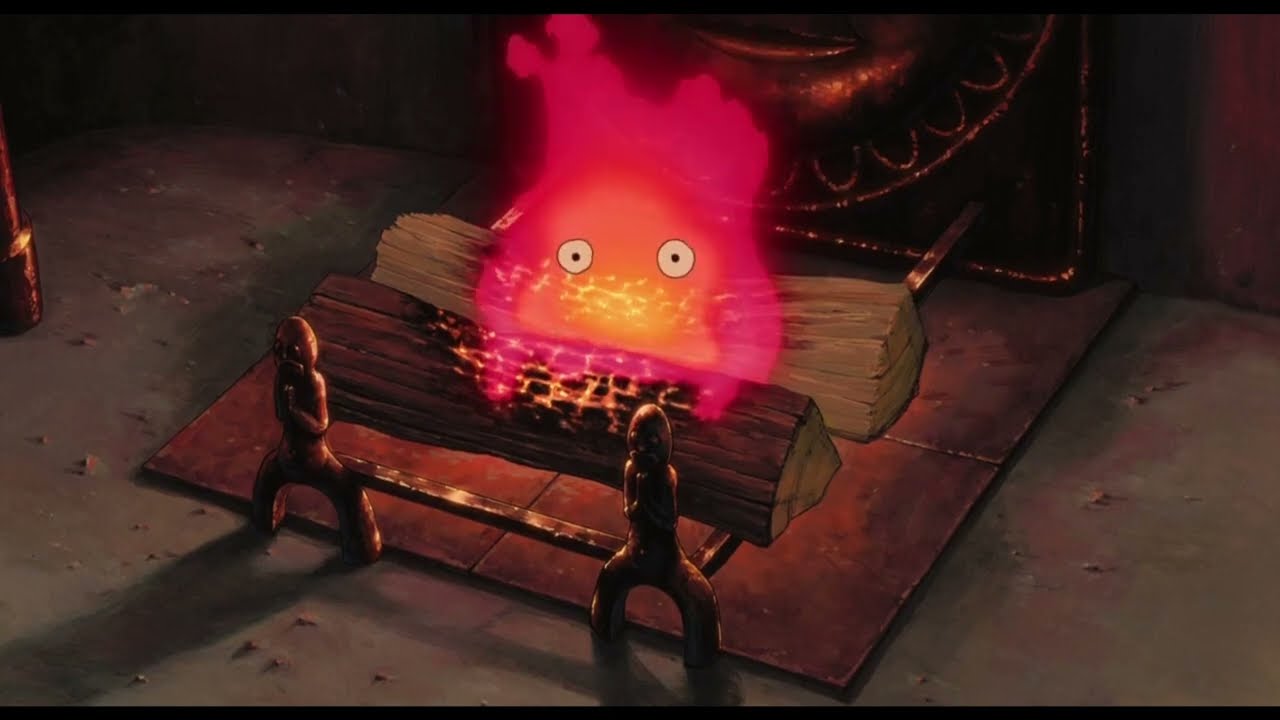 Calcifer Yule Log Fireplace | Ambience HD