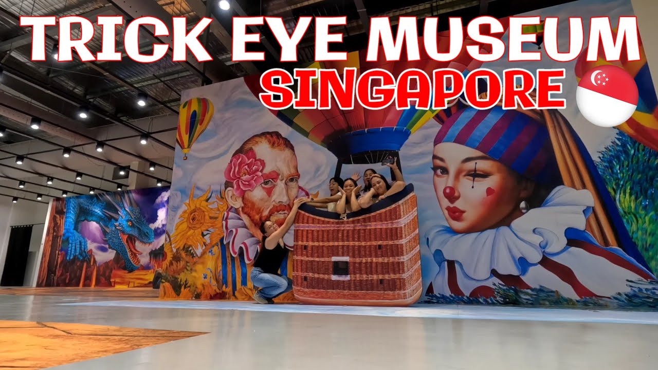 4k Video 🇸🇬 Trick Eye Museum Singapore Full Tour #singaporemuseum