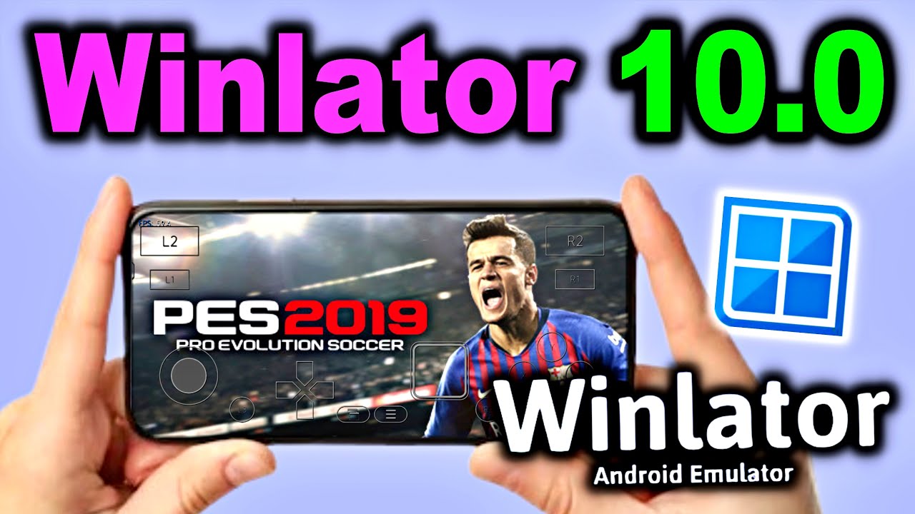 PES 2019 Winlator 10 Beta ( No-Root ) - Winlator 10 PES 19 Gameplay - Latest Winlator 10.0 Update