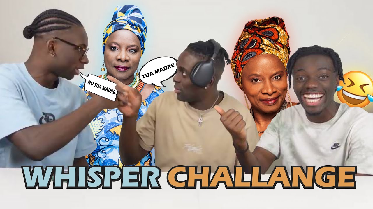 WHISPER CHALLANGE!..BLACK EDITION *ci siamo insultati le madri* @isabothegoat @kingnigg