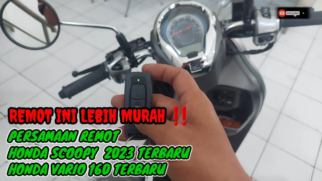 PERSAMAAN REMOT HONDA SCOOPY TERBARU 2023 DAN PERSAMAAN REMOT HONDA VARIO 160
