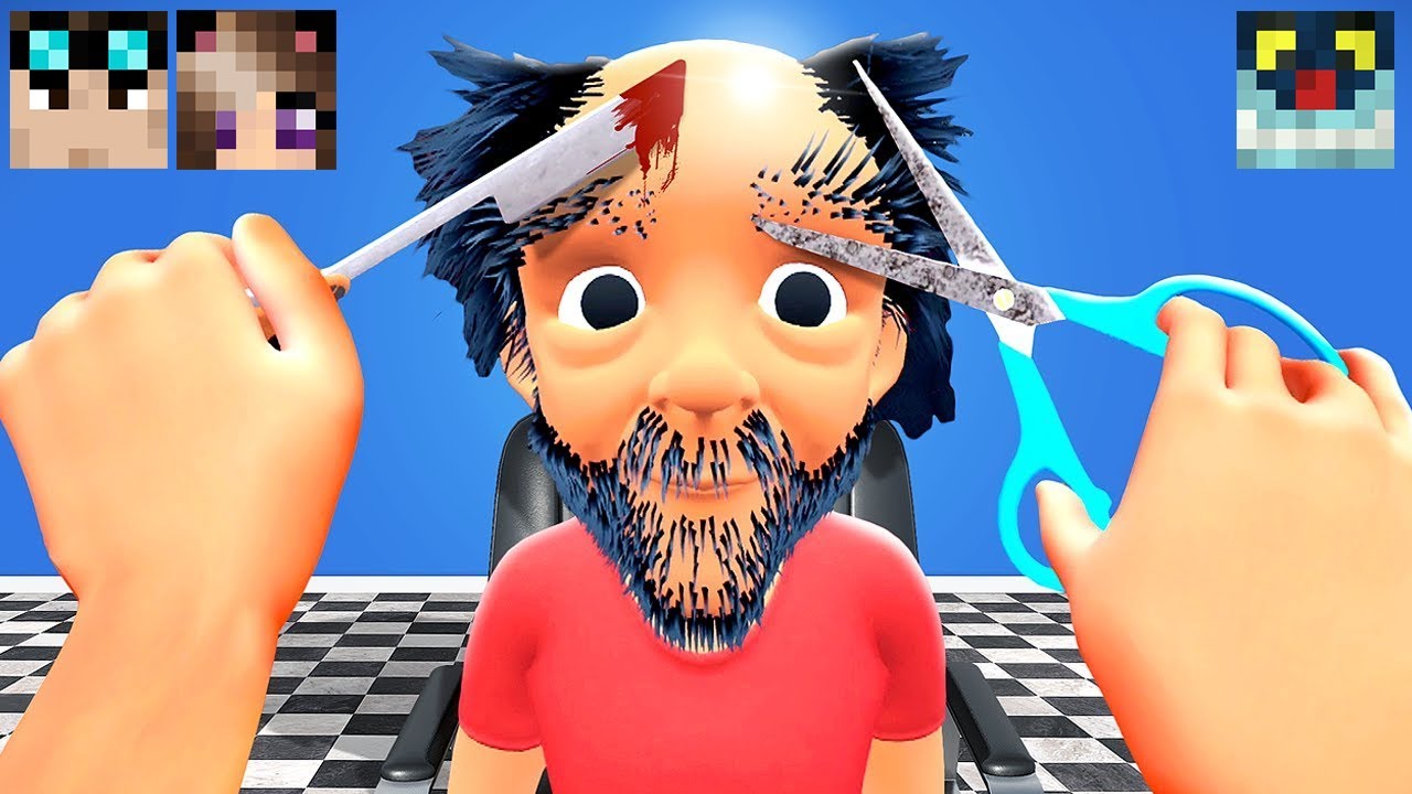 TAGLIO i capelli ai MIEI AMICI nel SIMULATORE DI BARBIERE!