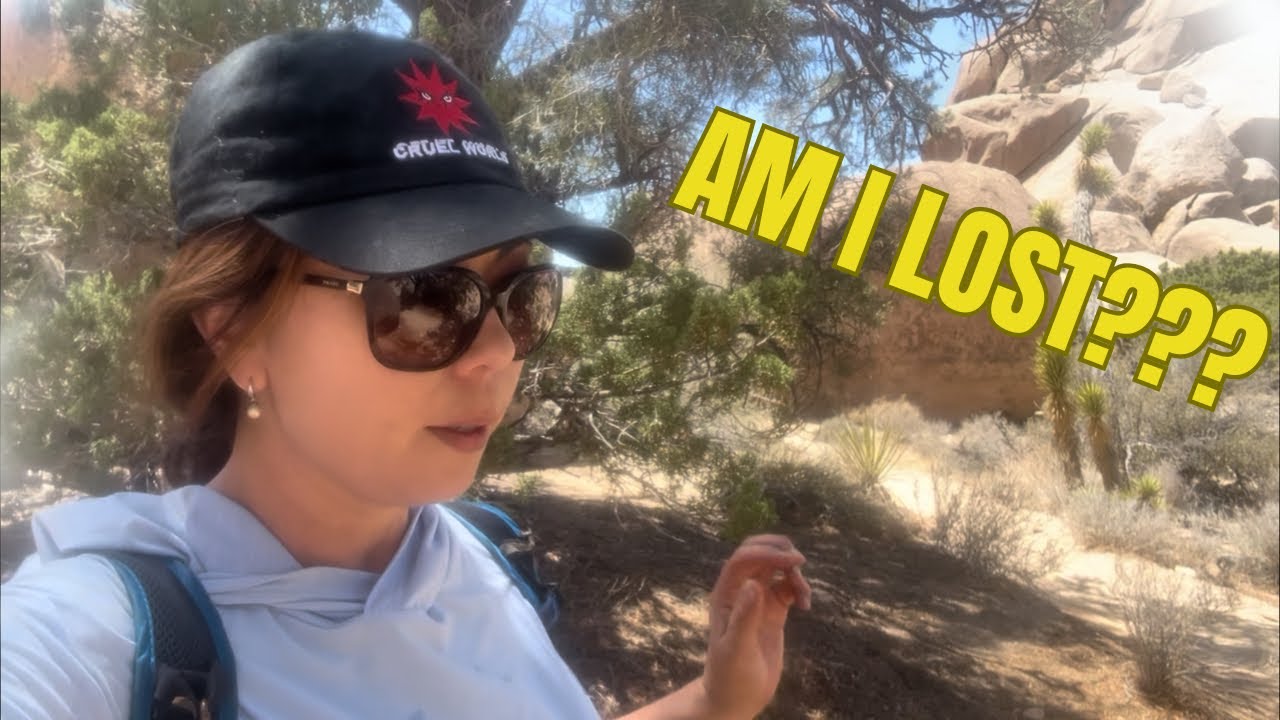 Solo Desert Hike and Minivan Camp in the Heat - Split Rock Loop at Joshua Tree National Park