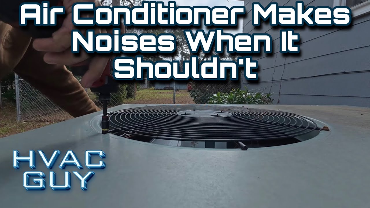 Random Odd Noise From The Air Conditioner, Here's What to Look For!