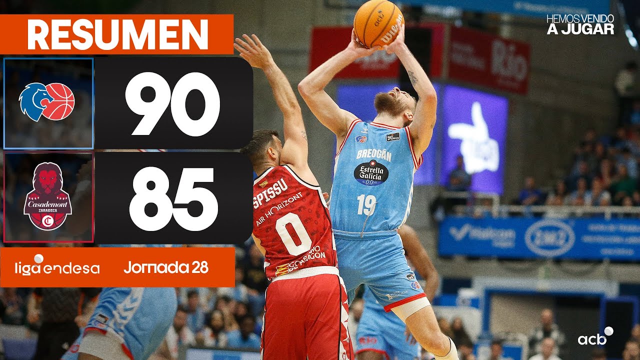 Río Breogán - Casademont Zaragoza (90-85) RESUMEN | Liga Endesa 2024-25