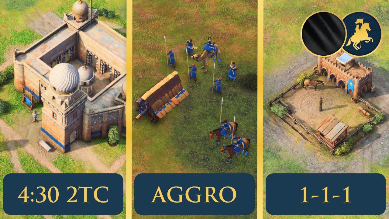 3 Abbasid Build Orders ALL Players Should Know | S9 Meta Builds | Age of Empires 4