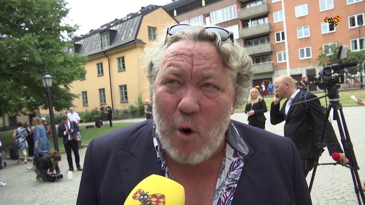 Leif Andrée på Nyqvists begravning: 