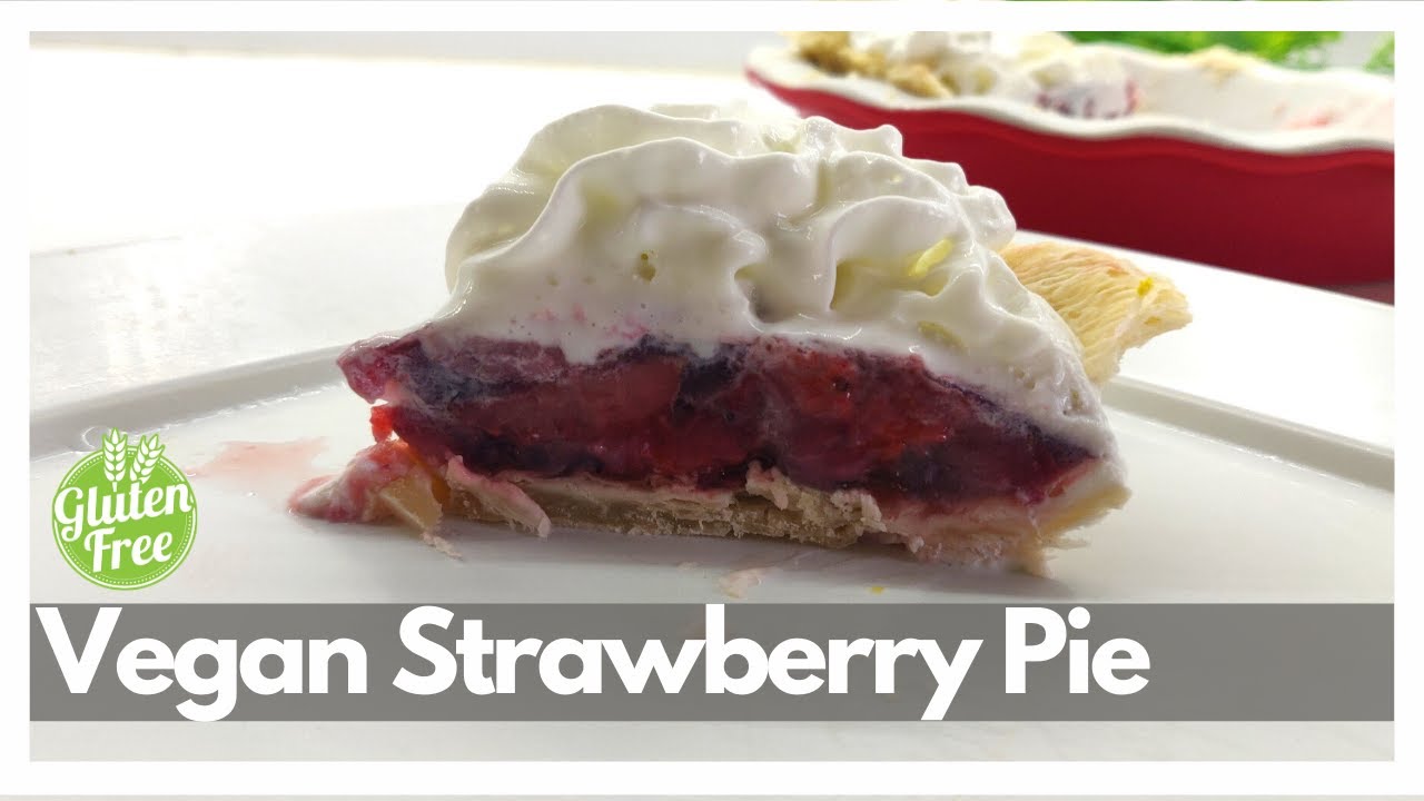 Vegan Easter Strawberry Pie/ How to make vegan Jello