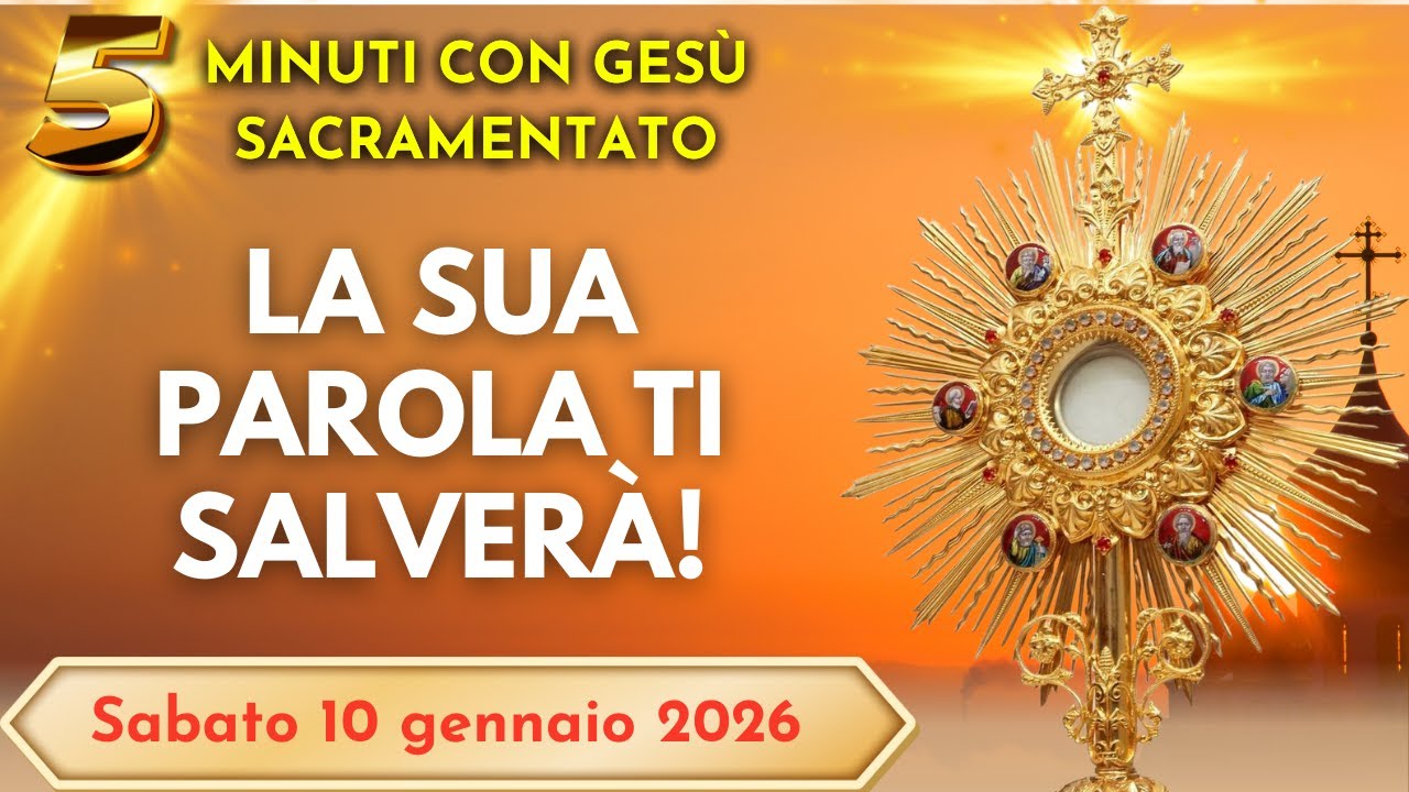 15 MINUTI CON GESU SACRAMENTATO - La Parola: Tua Spada contro le Tentazioni