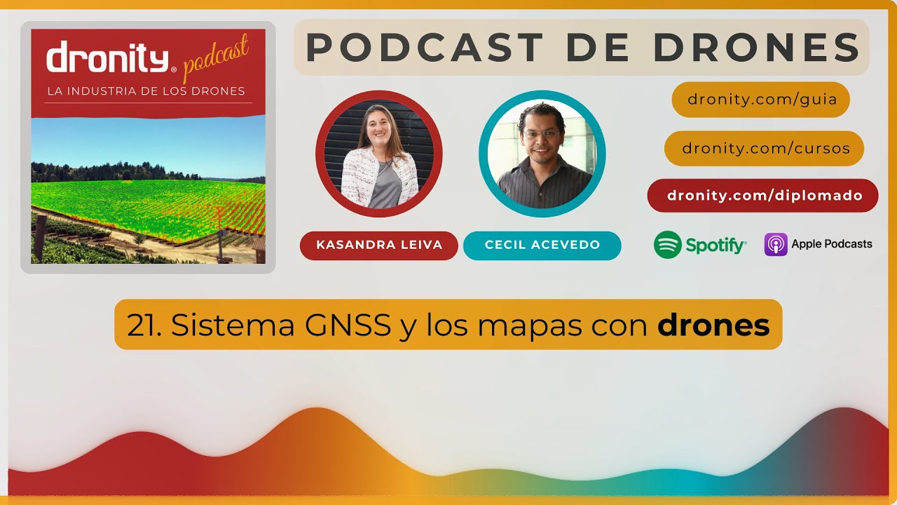 21. Sistema GNSS y los mapas con DRONES