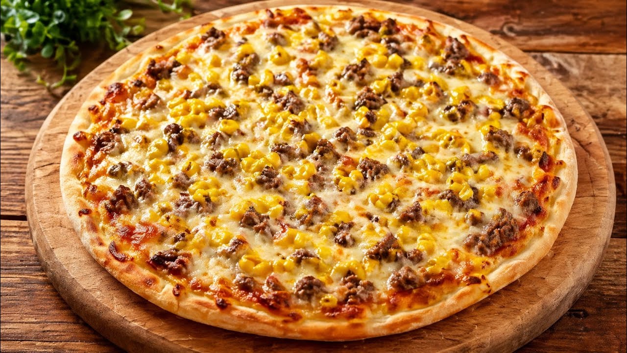 Ultimative Tex-Mex-Pizza mit Hackfleisch 🌮🍕 – Knusprig, würzig & unwiderstehlich!