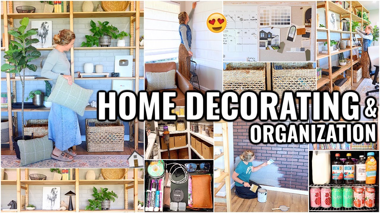HOME DECORATING & ORGANIZATION IDEAS!!😍 ORGANIZE WITH ME | DECLUTTERING AND ORGANIZING MOTIVATION