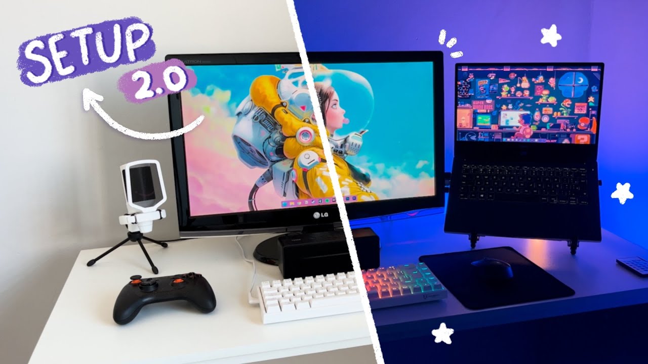 💻 meu setup “gamer” com notebook + segundo monitor [ atualizado ] ⋆*✧