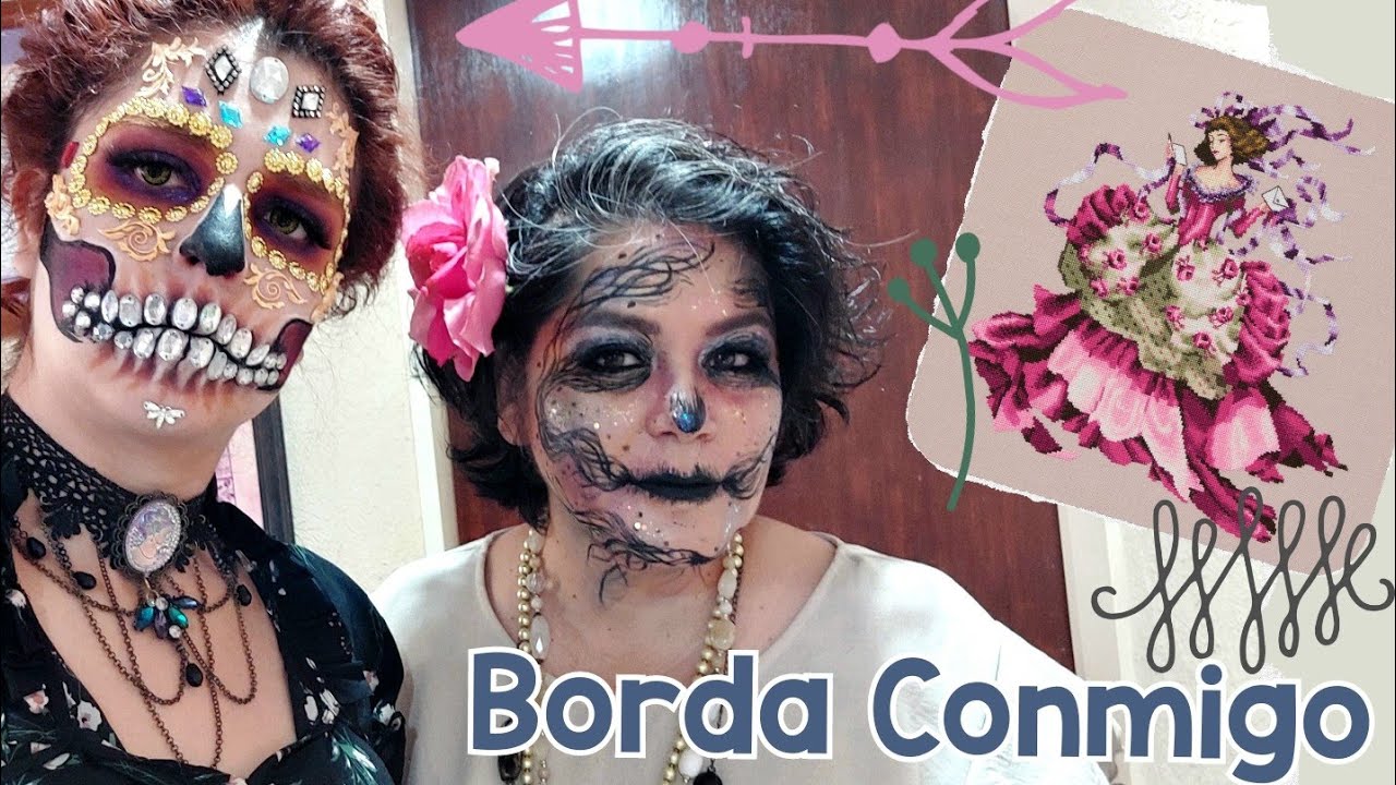 Flosstube en Español 383 Borda Conmigo Pretty in Pink