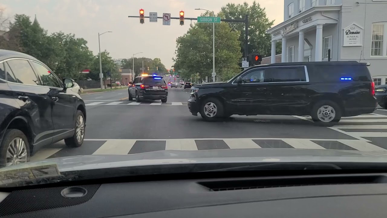 United States Secret Service Former President Trump Motorcade Escort 8-26-2024