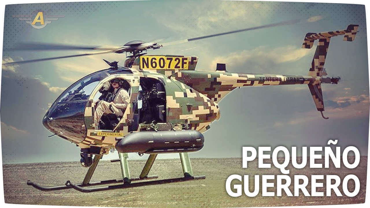 Pequeño y versátil helicóptero - Hughes OH-6 Cayuse y MD500