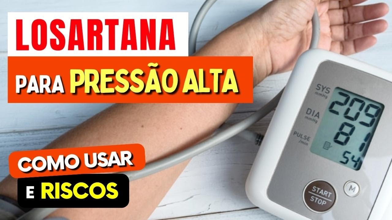 LOSARTANA para PRESSÃO - Como Usar, Riscos e Efeitos Colaterais (AVC, Infarto,...)