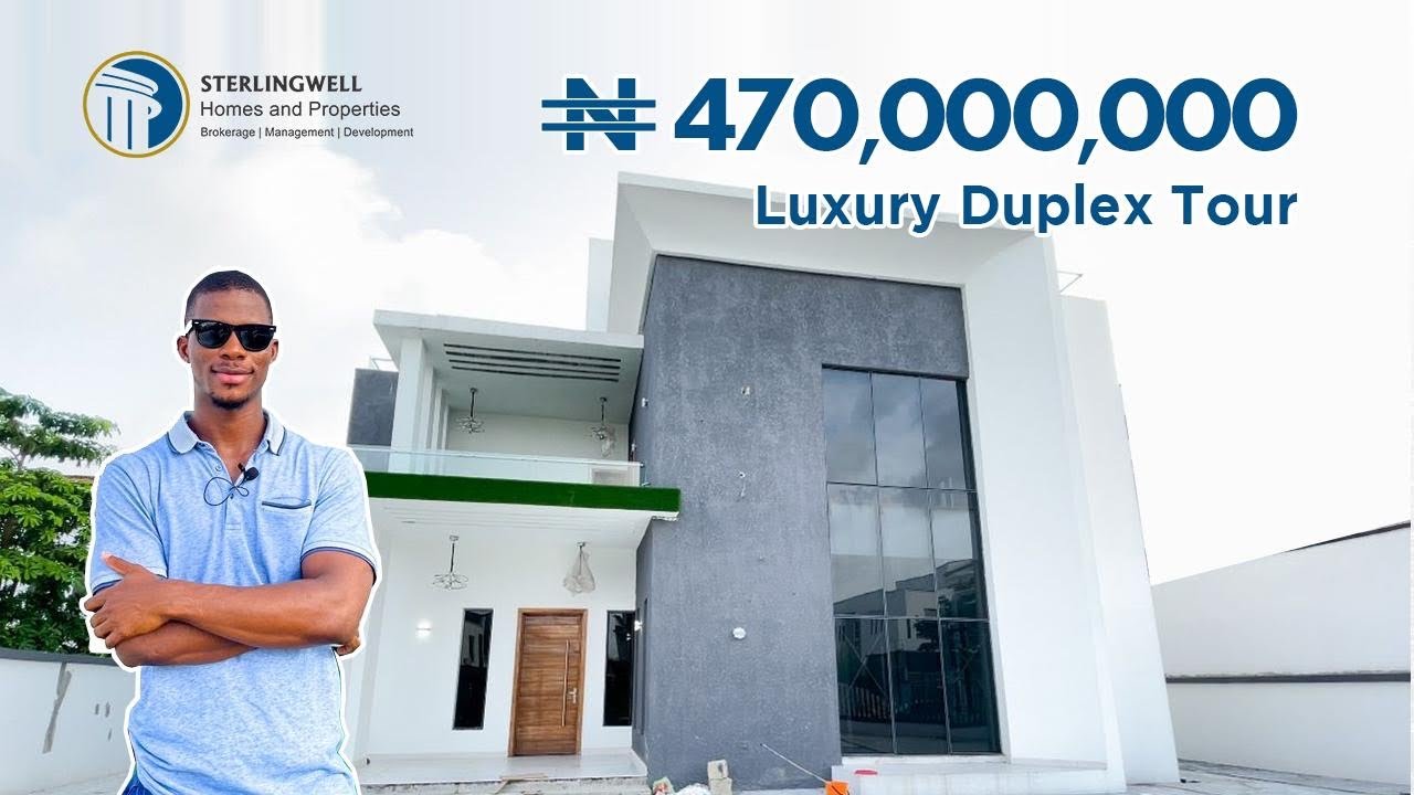 Inside a 470 Million Naira Mansion at Pinnock Beach Estate, Osapa-London, Lekki, Lagos.